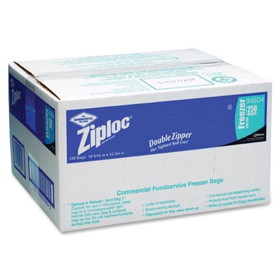 One Gallon Freezer Bags- 250 Ziploc - ES&S ECommerce